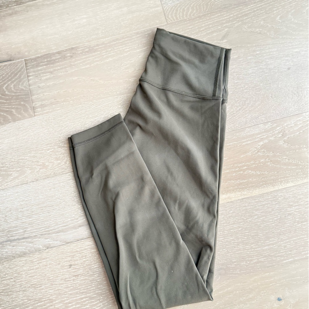 lululemon Olive wunder train leggings